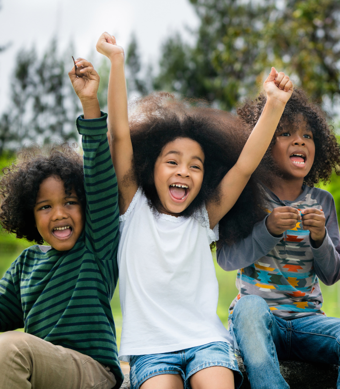 happy kids after child therapy davidson